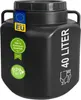 plasteo® 40 litri barile a collo largo nero quadrato con Anteprima dell’immagine prodotto 1
