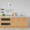 Wanduhr aus Glas Rund fi 30 Vögel und Blumen Quarz Deko Produktbild-Vorschau 3