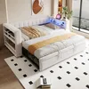 Rozkładana sofa Fliek 90 x 190 cm/180 x 190 cm z gniazdkiem Podgląd zdjęcia produktu 2