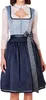 Dirndl Dena 60cm Länge blau 44 Produktbild-Vorschau 2