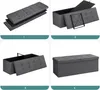 Hocker mit Klappdeckel OTTOMAN 110x38 cm, dunkelgrau Produktbild-Vorschau 13