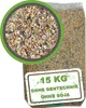 A bag of birdseed with a close-up inset showing the mixture of seeds. Produktbild-Vorschau