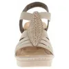 Rieker Damen Klassische Sandalen 67526-62 Farbe: Beige Produktbild-Vorschau 2