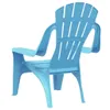 Kinder-Gartenstühle 2 Stk. Blau 37x34x44 cm PP Holzoptik Produktbild-Vorschau 6