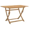 vidaXL Skladací záhradný stôl 120x70x75 cm z masívneho Náhľad obrázku produktu 9