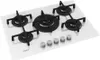 Whirlpool GOA 7523/WH, Biały, Wbudowany, 75 cm, Gaz, Szkło, Podgląd zdjęcia produktu 3