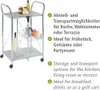 WENKO Servierwagen Sunny Silber, zusammenklappbar Produktbild-Vorschau 4