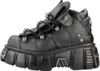 Stivaletti Del Marchio New Rock Del Modello M106 Vs1 Nero Anteprima dell’immagine prodotto 2