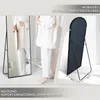 Miroir intégral, 150 x 40 cm, miroir noir sur pied avec Voir les images du produit 8