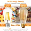 4pcs LED Glühbirne 4W E27 Filament Leuchtmittel Warmweiß Produktbild-Vorschau 4