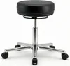 VERSEE Drehhocker Echtleder Schwarz – 46–62 cm Produktbild-Vorschau 2