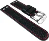 TW STEEL Marken Ersatzband Leder Band 22mm Schwarz u.a für Produktbild-Vorschau 1