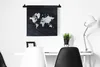 MuchoWow® Wandteppich Wandbehang Weltkarte - Sternenhimmel Produktbild-Vorschau 3