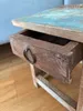 LS-LebenStil Vintage Holz Nachttisch Schublade 30cm ️ Produktbild-Vorschau 4