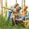 Sgabello telescopico Relaxdays, pieghevole, con tracolla, Anteprima dell’immagine prodotto 2