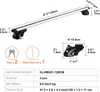 Barres de toit transversales universelles SucceBuy, 120 cm Voir les images du produit 7