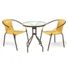 VCM 3-tlg. Bistroset | Balkonset | Gartentisch: 60 cm, Produktbild-Vorschau 1