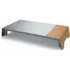 SIGEL Monitorständer Smartstyle USB silber/holzfarben Produktbild-Vorschau 2