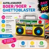 Nafukovací ghettoblaster cca 45 x 42 cm – Hip Hop Radio Náhled obrázku produktu 4
