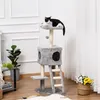 PawHut Kratzbaum mit Katzenhöhle Leiter Katzenbaum Produktbild-Vorschau 2