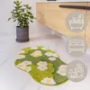 Badteppich - 60x100 cm - Grün - 3D-Effekt - Rutschfest - Produktbild-Vorschau 2