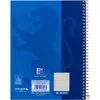 The back cover of a blue spiral-bound notebook with a lion graphic. Podgląd zdjęcia produktu