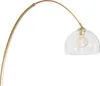 Moderne Bogenlampe aus Messing mit Klarem Glas Arc Produktbild-Vorschau 5