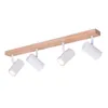 ZMH Spot de plafond 4 flammes en bois Plafonnier Blanc GU10 Voir les images du produit 9