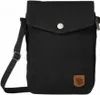 A black Fjällräven Greenland Pocket crossbody bag is shown against a white background. Náhľad obrázku produktu