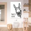MuchoWow® - Leinwandbilder - Zitat - Esel - Tiere - Netter Produktbild-Vorschau 6