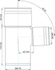 Poloplast POLO-KAL XS, derivazione, DN 75/50, 87°, 1 pz. Anteprima dell’immagine prodotto 2