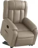 vidaXL Relaxsessel mit Aufstehhilfe Cappuccino-Braun Produktbild-Vorschau 3