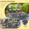 Outsunny Salon de jardin exterieur 8 personnes table de Voir les images du produit 4