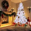 XINZI 240cm Künstlicher Weihnachtsbaum Weiß PVC – Schwer Produktbild-Vorschau 10