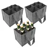 3 Stück Flaschenträger 6 Flaschen, Flaschentasche Filz, Produktbild-Vorschau 1