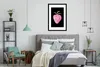 MuchoWow® Gerahmtes Poster Erdbeere - Aquarell - Rosa - Produktbild-Vorschau 7
