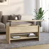 Couchtisch Sonoma-Eiche 80x50x40 cm Holzwerkstoff Produktbild-Vorschau 2