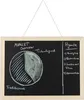 2 x Kreidetafel mit Holzrahmen, abwischbare Tafel, Büro Produktbild-Vorschau 1