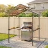 Outsunny grillpaviljoen met vlamvertragend dak, 2,5 x 1,5 Productafbeelding-voorbeeld 2