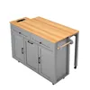Merax Îlot de cuisine Chariot de service Sideboard, sur Voir les images du produit 11