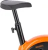 Close-up of the seat and part of the frame of an exercise bike. Náhľad obrázku produktu
