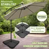 tillvex Parasol Marron Ø 300 cm Parapluie de jardin Voir les images du produit 8
