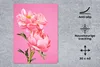 MuchoWow® Mauspad Mousepad Rosa Pfingstrosen mit rosa Produktbild-Vorschau 2