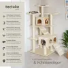 tectake® Kratzbaum Knuti 186 cm inklusive 2 Treppen, 4 Produktbild-Vorschau 2