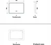LED Spiegel mit Uhr 70×50cm 3 Lichfarbe dimmbar Memory Produktbild-Vorschau 9