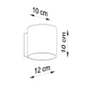 SOLLUX lighting Orbis Downlight Wandleuchte De Modernes Produktbild-Vorschau 4