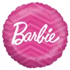 Folienballon Barbie pink rund ø45 cm für Kindergeburtstag Produktbild-Vorschau 1