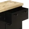vidaXL Credenza 140x38x76 cm Legno di mango grezzo Anteprima dell’immagine prodotto 8
