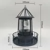 LED-Solarbetriebener Leuchtturm, 360 Grad drehbare Lampe, Produktbild-Vorschau 2