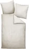 A set of bedding, including a duvet cover and two pillowcases, laid out flat. Voir les images du produit